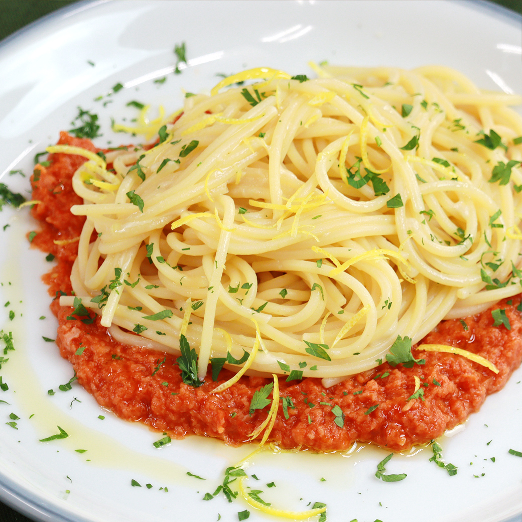 ユナイテッド・イタリア　スパゲッティ　トマトソース
